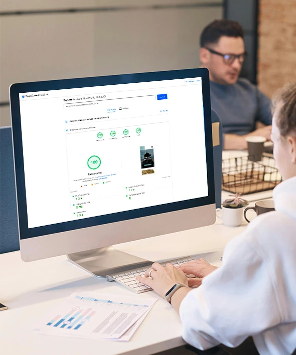 Our PageSpeed scores put your site in the top 1% globally